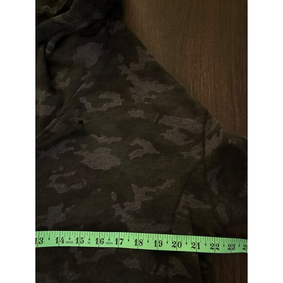 Fabletics Camo Zip-Up Oversized Hoodie Jacket Dark Gray Size Small - Picture 6 of 6